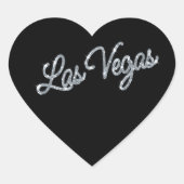 Silver Las Vegas Sparkles Sticker (Voorkant)