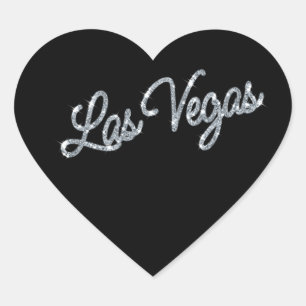 Silver Las Vegas Sparkles Sticker