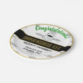 Silver Laurel Masters Degree MBA Graduation Party Papieren Bordje (Gekanteld)