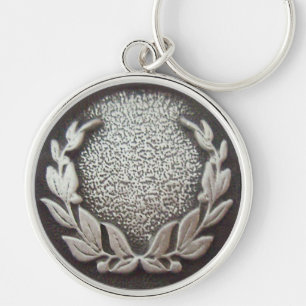 Silver Laurel Wreath Sleutelhanger