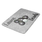 Silver Lawn Bowls en Jack, Memory Schuimbad Badmat (Gekanteld)