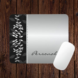 Silver Leaf Border Mousepad Muismat