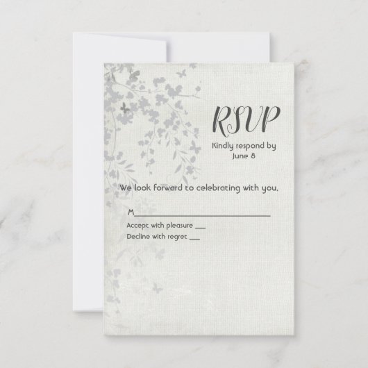 Silver Leaf en Butterfly RSVP (Voorkant)