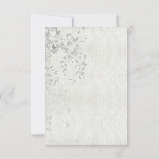 Silver Leaf en Butterfly RSVP (Achterkant)