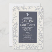 Silver Leaf Invitation Kaart (Voorkant)