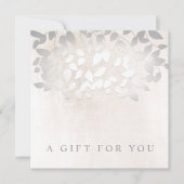 Silver Leaves Marble Salon Spa Cadeaubon (Voorkant)