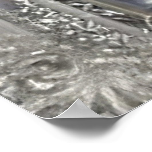 Silver Legacy George Washington in Mona Lisa-stijl Poster (Hoek)