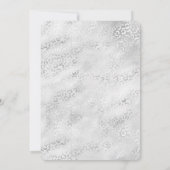 Silver Leopard Print Kaart (Achterkant)