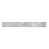 Silver Leopard Print Luxe Glitter     Satijnen Lint (Voorkant)
