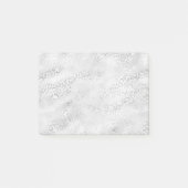 Silver Leopard Print Post-it® Notes (Voorkant)