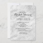 Silver Leopard Print vrijgezellenfeest Kaart (Voorkant)