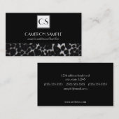 Silver Leopard Visitekaartje (Voorkant / Achterkant)