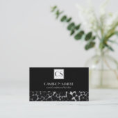 Silver Leopard Visitekaartje (Staand voorkant)