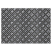 Silver Libra Zodiabol op Carbon Fibre Print Tafelkleed (Voorkant (Horizontaal))