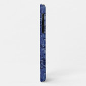 Silver Libra Zodiac Sign on blue digital camo Case-Mate iPhone Case (Achterkant/links)