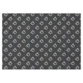 Silver Libra Zodiac Sign Snake Skin Style Tafelkleed (Voorkant (Horizontaal))