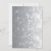 Silver Lights en Glitter Kaart (Achterkant)