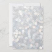 Silver Lights Holiday Corporate Invitation Kaart (Achterkant)