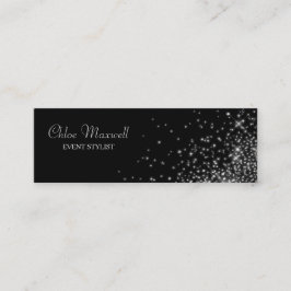 Silver Lights Minimalist Mini Visitekaartje