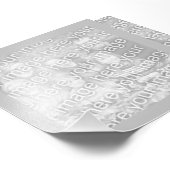 Silver Lijst Photo Foto Afdruk (Hoek)