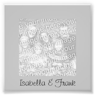 Silver Lijst Photo Foto Afdruk