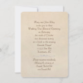  Silver Lijst Vow Renewal Kaart (Achterkant)