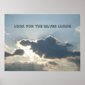 SILVER LINDING CLOUDS poster