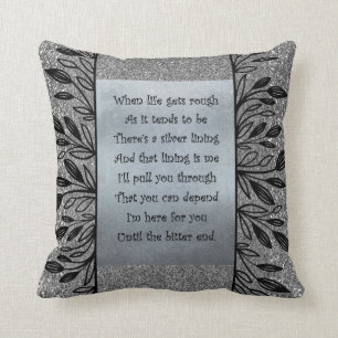 Silver Lining Cushion Kussen