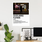 SILVER LININGS PLAYBOOK kiss Poster (Thuiskantoor)