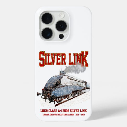 Silver Link - LNER Class A4 2509 Steam Train Loco Case-Mate iPhone Case (Achterkant)