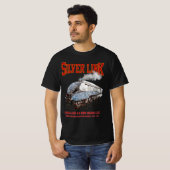 Silver Link - LNER Class A4 2509 Steam Train Loco T-shirt (Voorkant volledig)