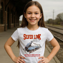 Silver Link - LNER Class A4 2509 Steam Train Loco T-shirt