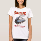 Silver Link - LNER Class A4 2509 Steam Train Loco T-shirt (Voorkant)