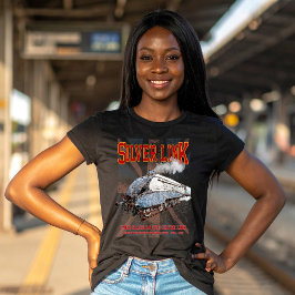Silver Link LNER Klasse A4 2509 Locomotief UK-vlag T-shirt