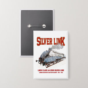 Silver Link - LNER Klasse A4 2509 Stoomtrein Locom Button