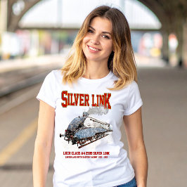 Silver Link - LNER Klasse A4 2509 Stoomtrein Locom T-shirt