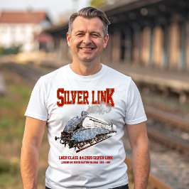 Silver Link - LNER Klasse A4 2509 Stoomtrein Locom T-shirt