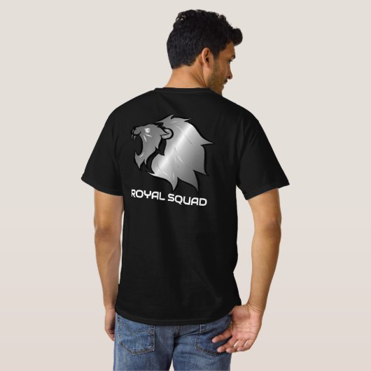 Silver Lion Royal Squad T-shirt (Achterkant volledig)