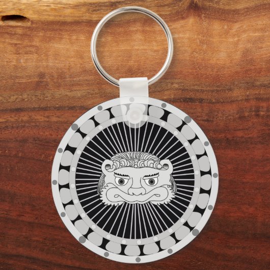 Silver Lion Sleutelhanger (Voorkant)