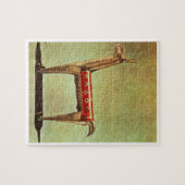 Silver Llama Figurine uit Peru na 1438 Legpuzzel (Horizontaal)