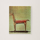 Silver Llama Figurine uit Peru na 1438 Legpuzzel (Verticaal)