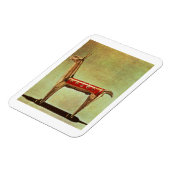 Silver Llama Figurine uit Peru na 1438 Magneet (Linkerzijde)