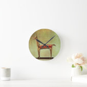 Silver Llama Figurine uit Peru na 1438 Ronde Klok (Huis)