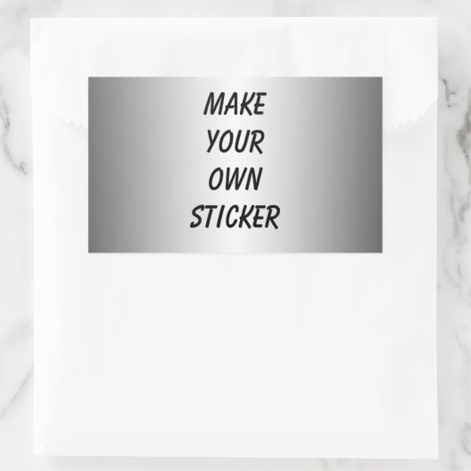 Silver Look Sticker (Tas)