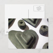 Silver Love Hearts Briefkaart (Voorkant / Achterkant)