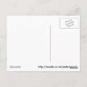 Silver Love Hearts Briefkaart (Achterkant)