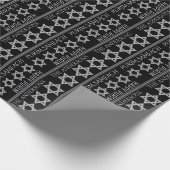 Silver Magen David Personalized Holiday Purim Cadeaupapier (Hoek)