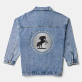 Silver Majestic Bucking Horse Denim Jacket (Achterkant)