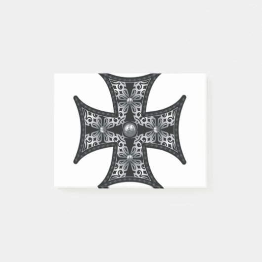 Silver Maltese kruis Post-it® Notes (Voorkant)