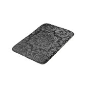 Silver Mandala Bath Mat (Gekanteld)